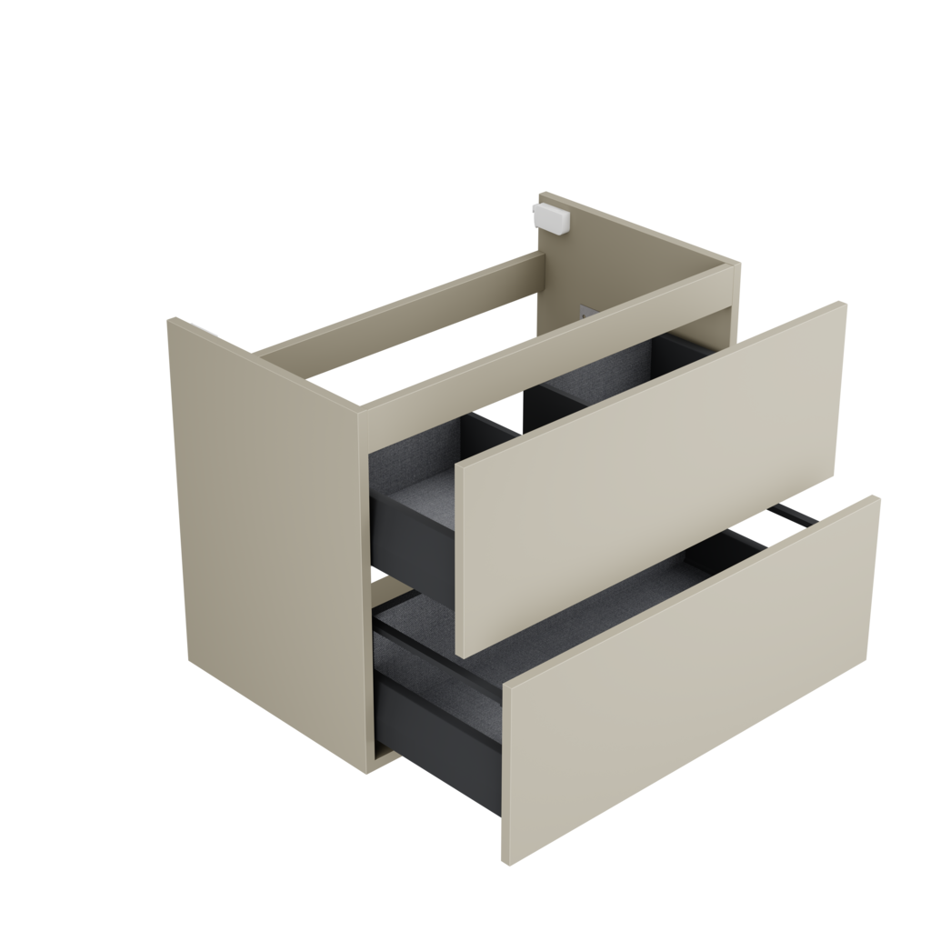 [10115321] Sloten wastafelonderkast (Taupe, 80 cm)