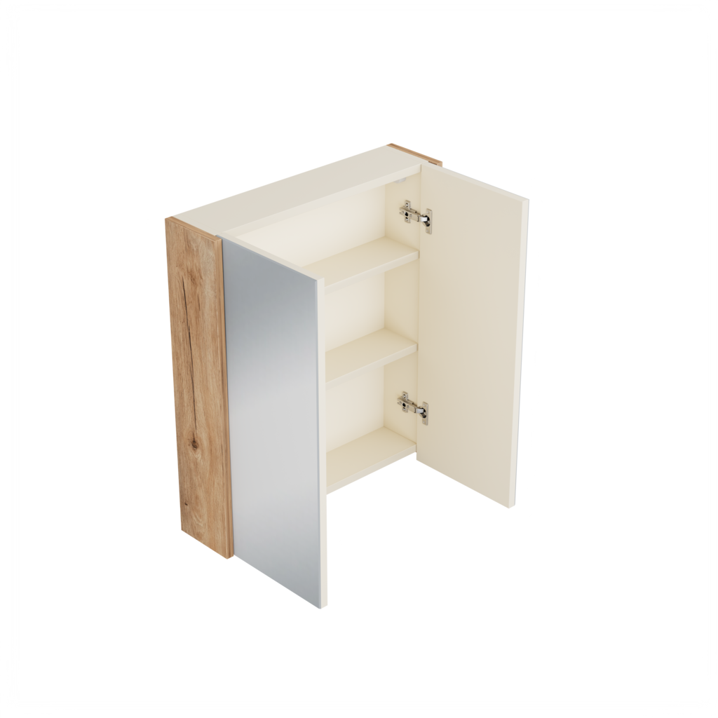 Elst spiegelkast (Taupe, 65 cm)