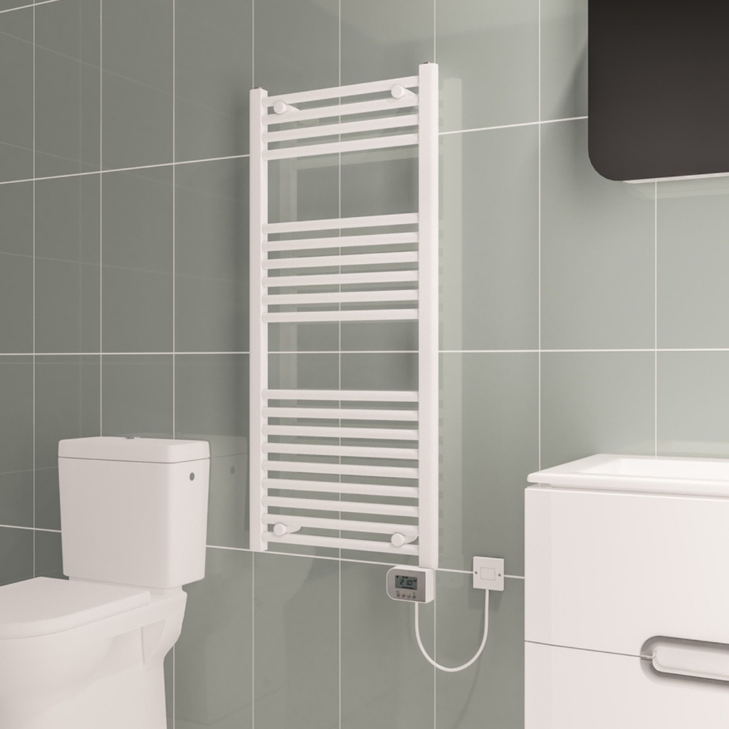 [20424077] Fina Elektrische Handdoekradiator 50x120 120 cm Mat Wit