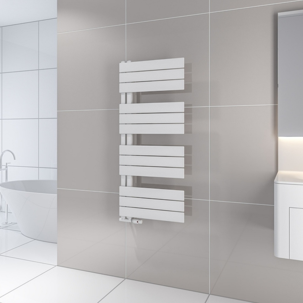 Mastika Design Handdoekradiator 50x115 cm Mat Wit