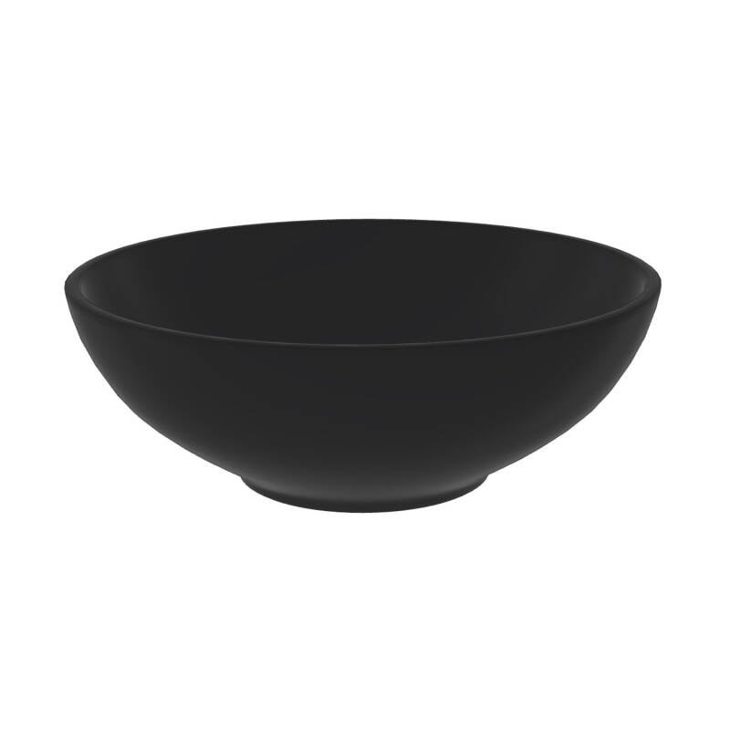 [10512022] Toledo keramische waskom 40 cm Mat zwart