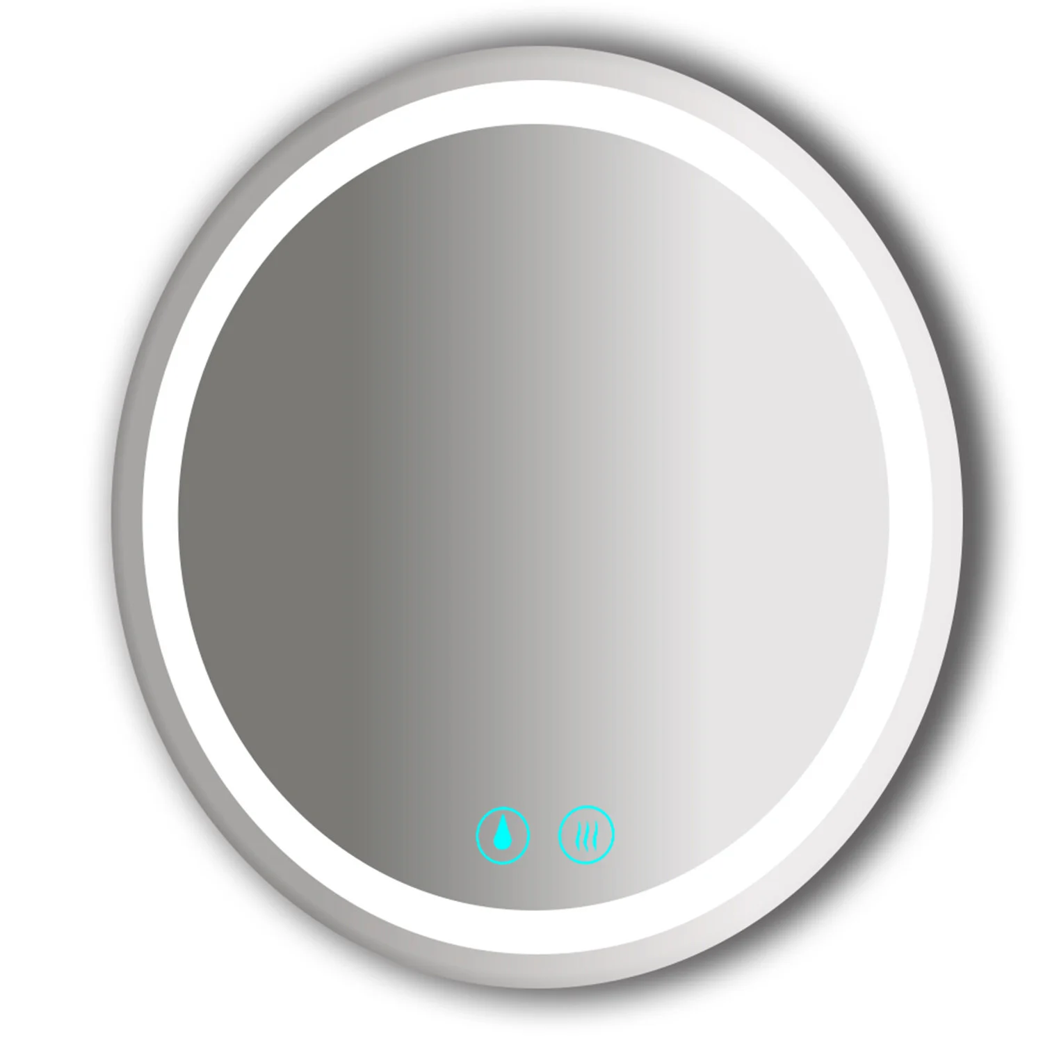 Led spiegel ronde aanraakschakelaar-on/off-spiegel opwarming glass (70 cm)